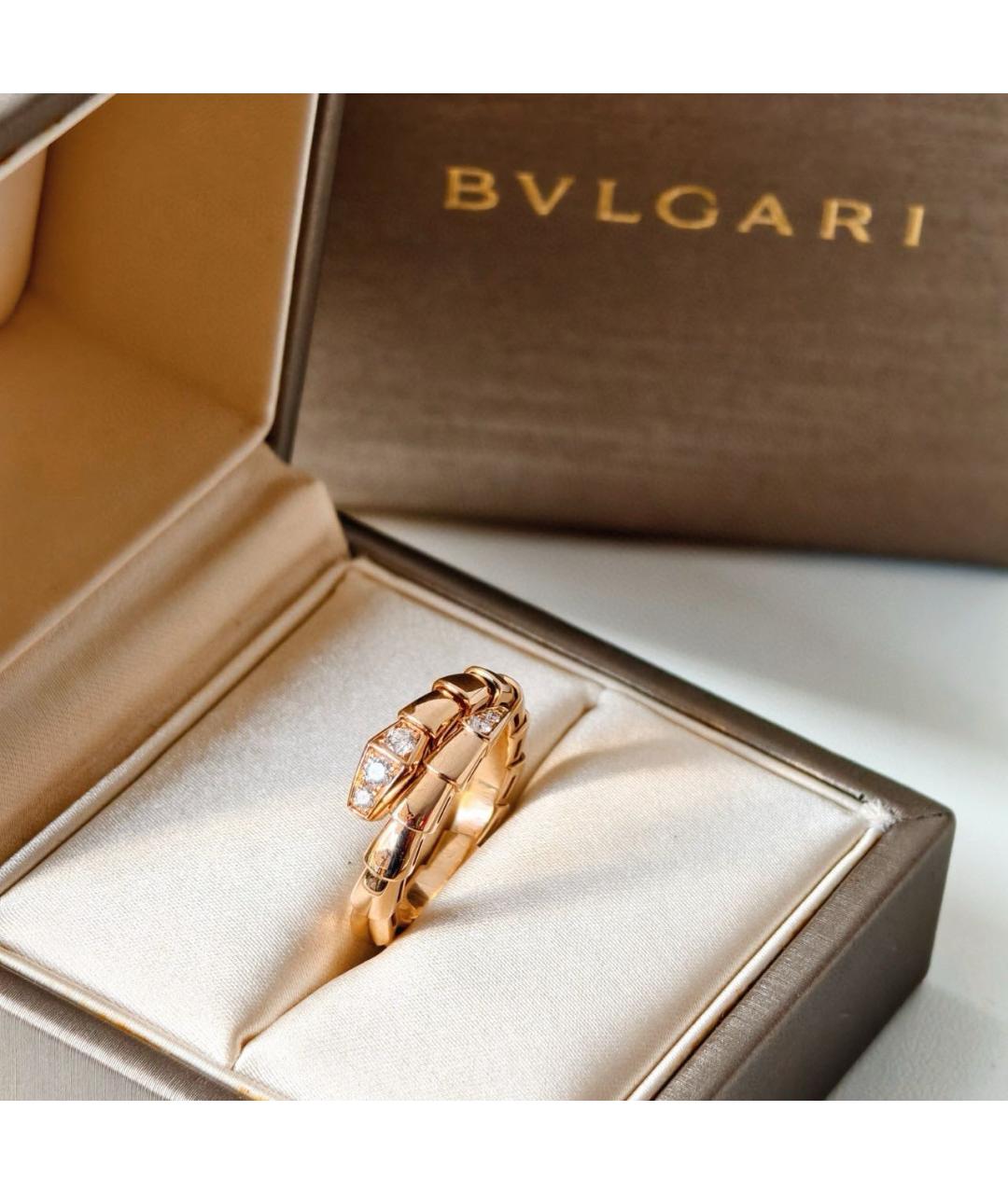 BVLGARI Золотое кольцо из розового золота, фото 5