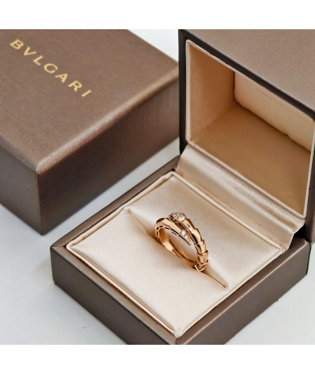 BVLGARI Золотое кольцо из розового золота, фото 3