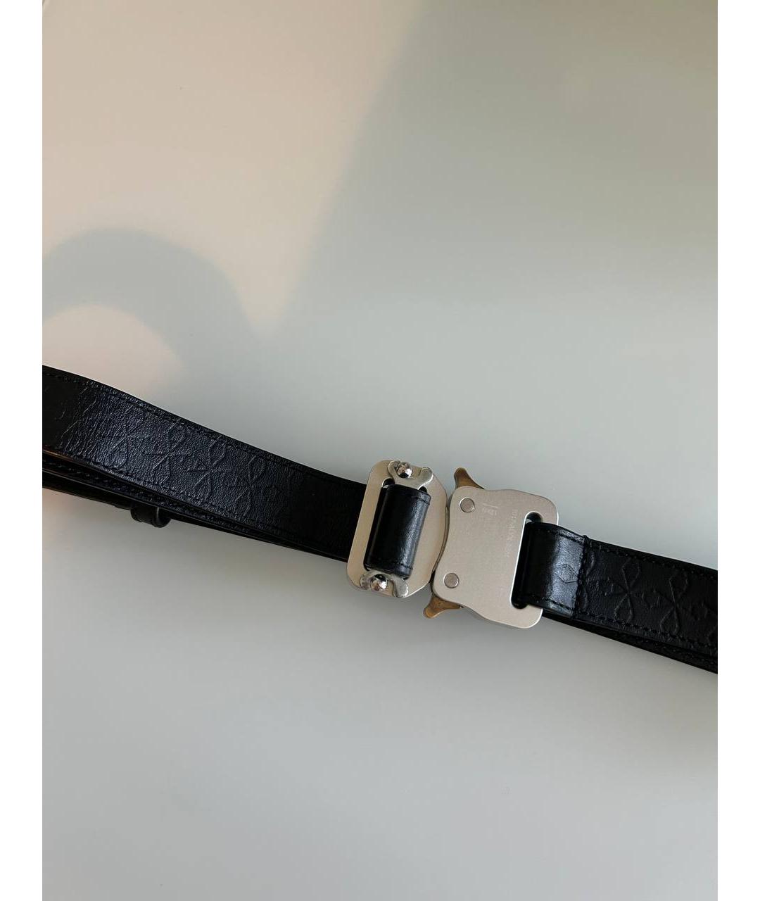 1017 ALYX 9SM Черный кожаный ремень, фото 2
