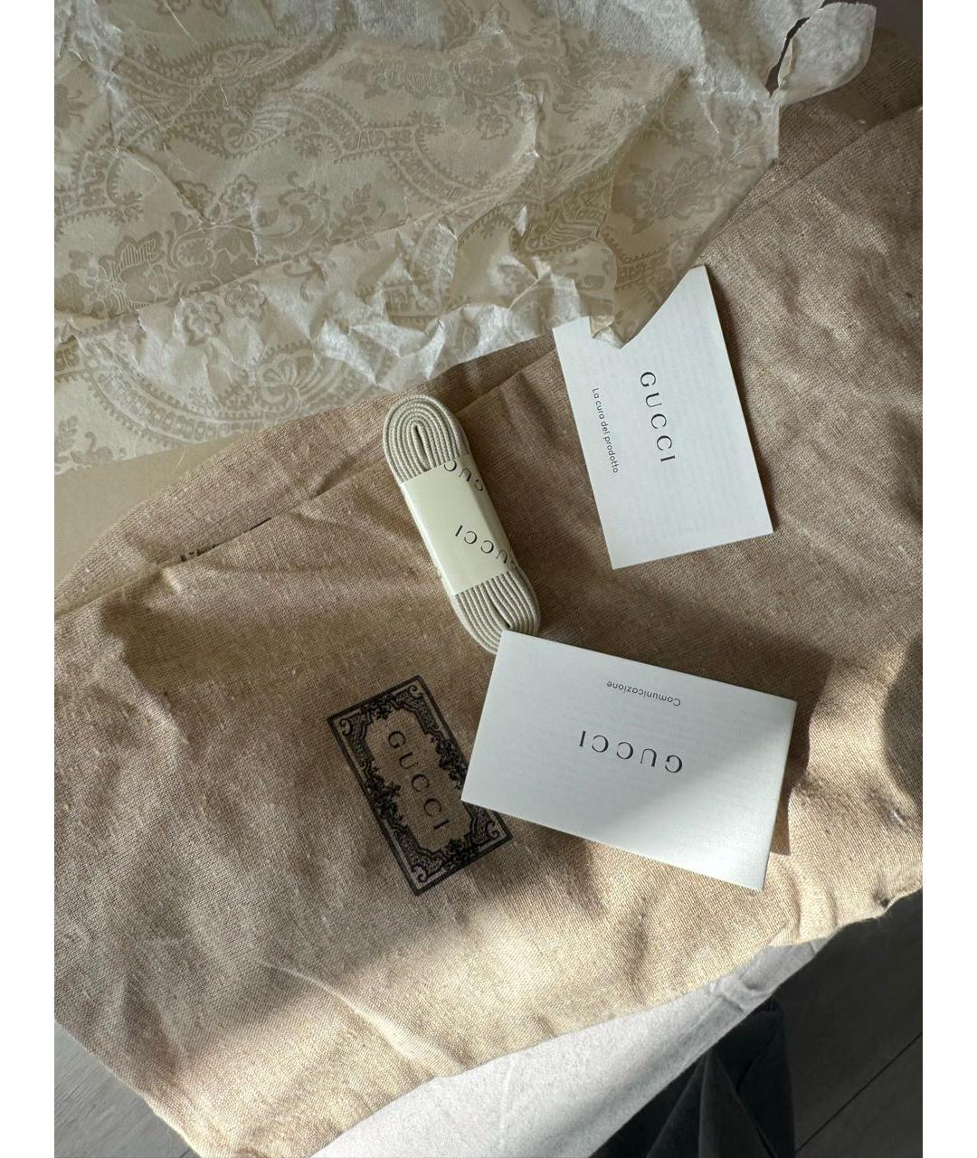 GUCCI Бежевые кроссовки, фото 6