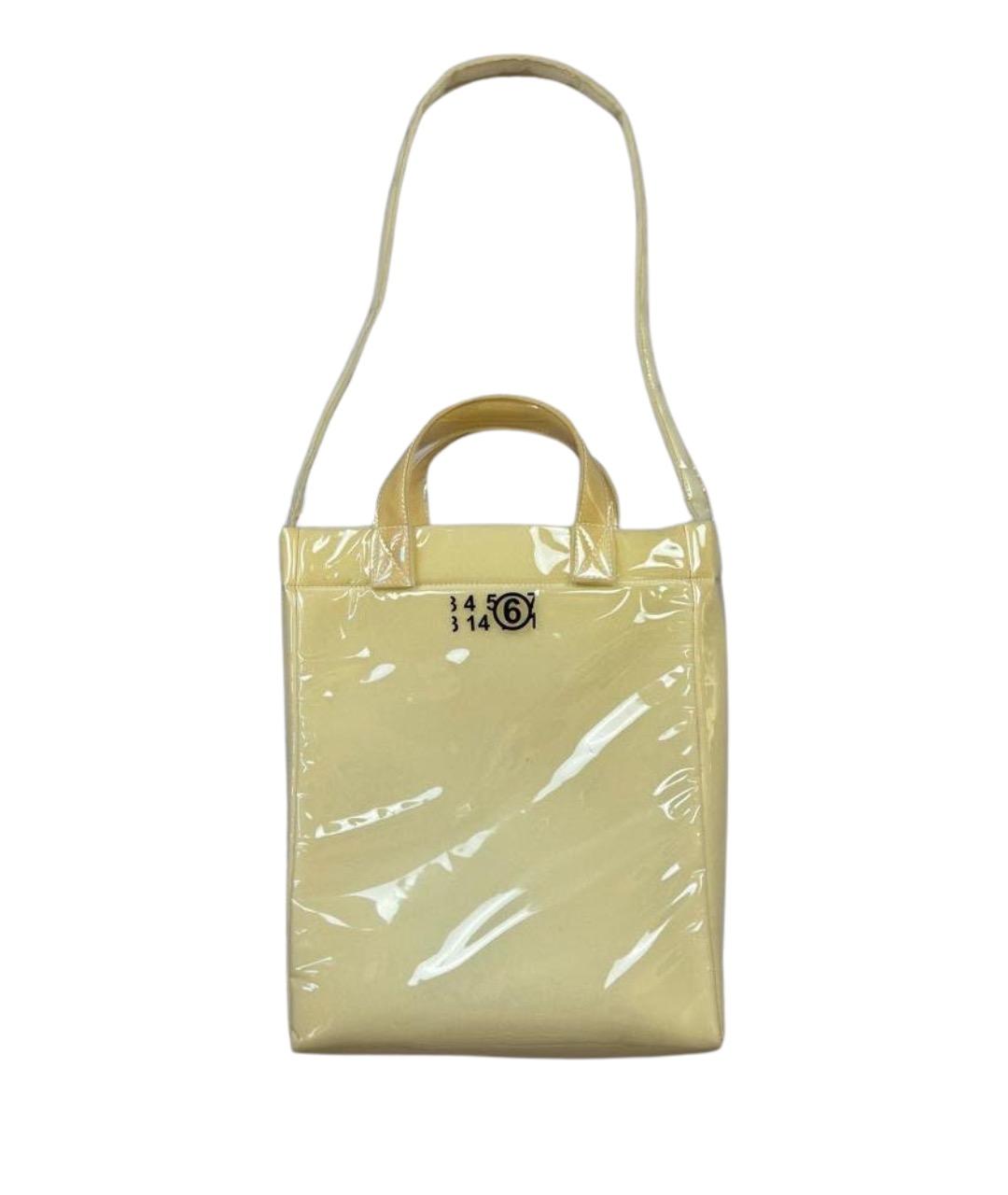 MM6 MAISON MARGIELA Бежевая сумка тоут, фото 1