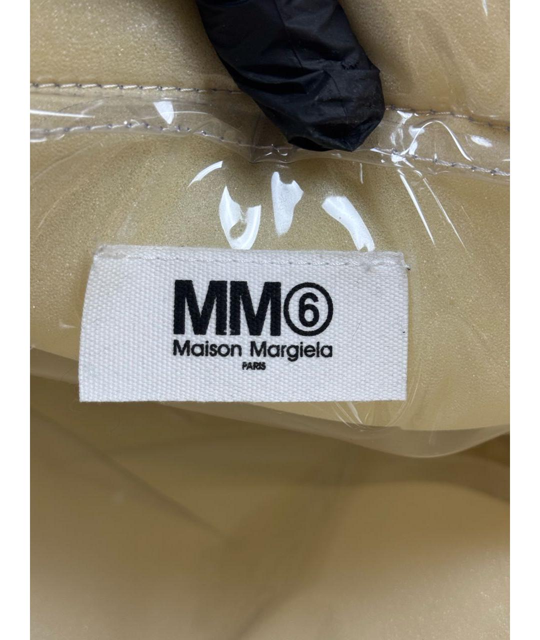 MM6 MAISON MARGIELA Бежевая сумка тоут, фото 7