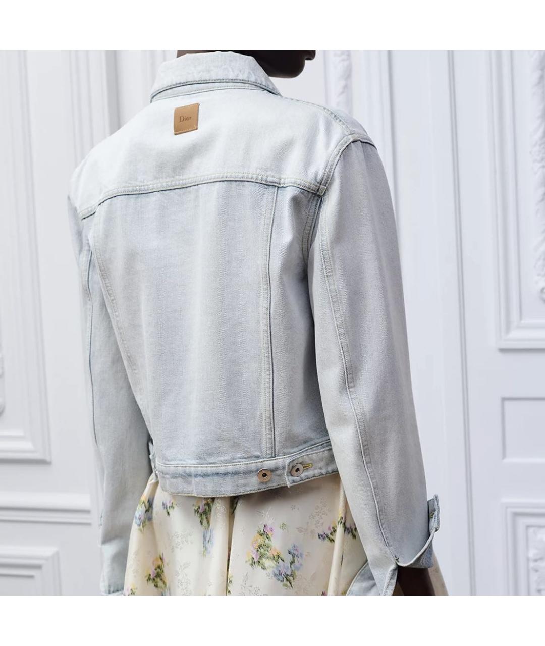 CHRISTIAN DIOR Голубая куртка, фото 4