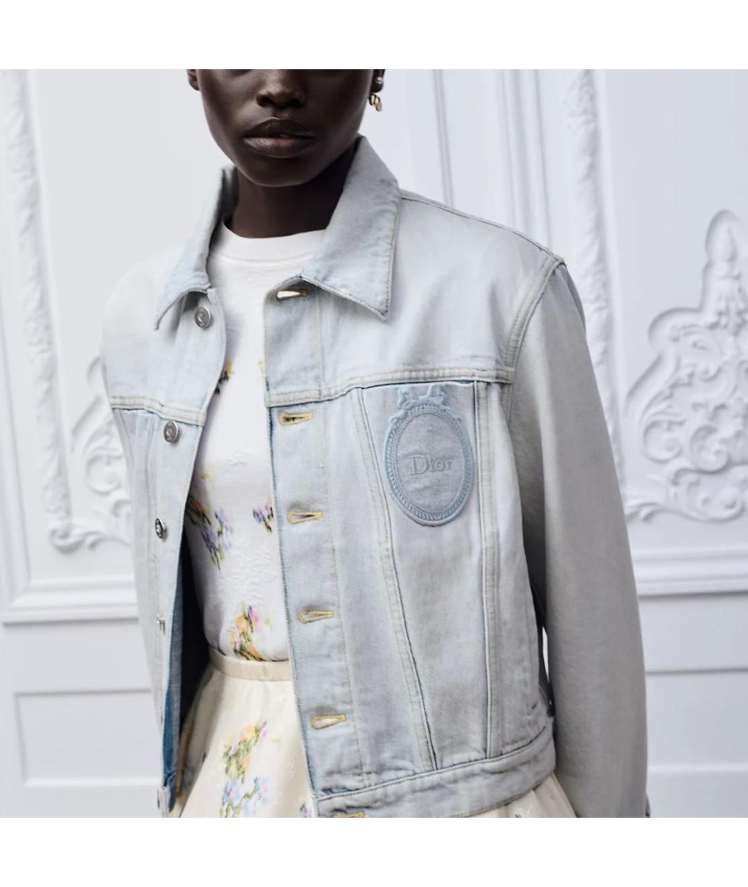 CHRISTIAN DIOR Голубая куртка, фото 3