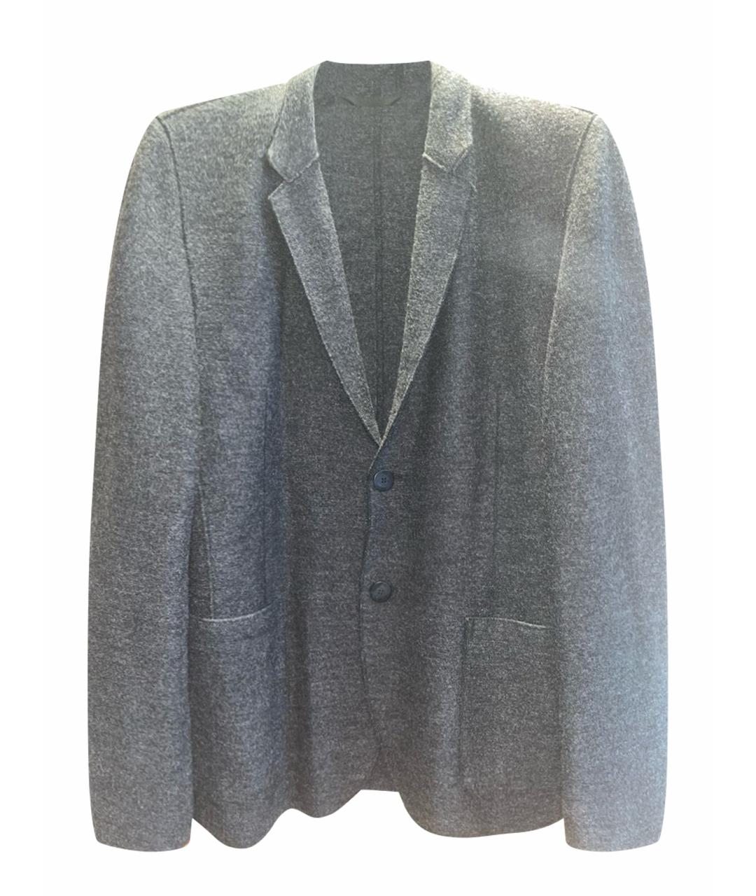 HUGO Серый шерстяной пиджак, фото 1