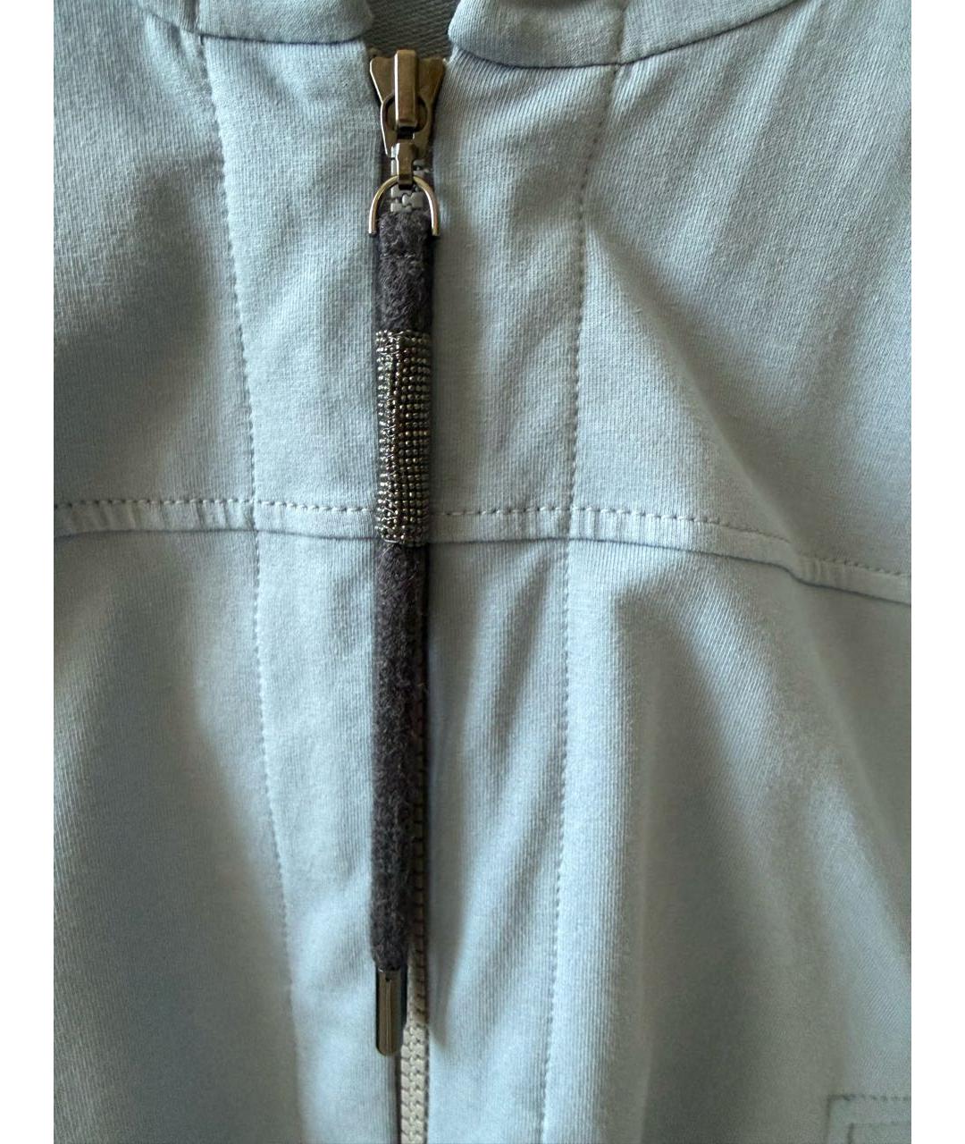 BRUNELLO CUCINELLI Голубой хлопковый спортивные костюмы, фото 3