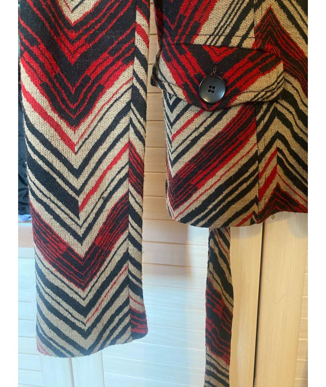 DIANE VON FURSTENBERG Бордовый шерстяной жакет/пиджак, фото 5