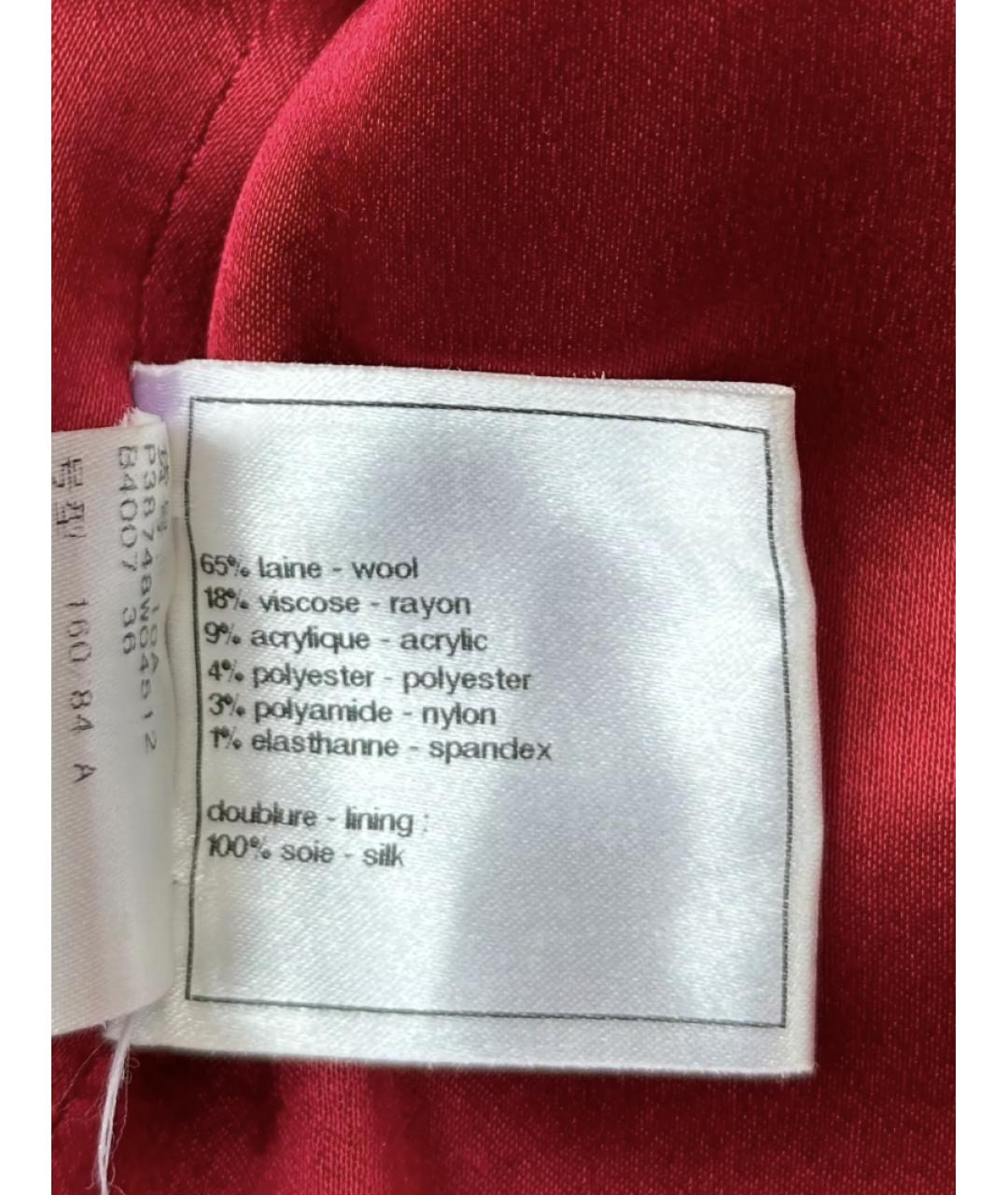 CHANEL Черный шерстяной жакет/пиджак, фото 5