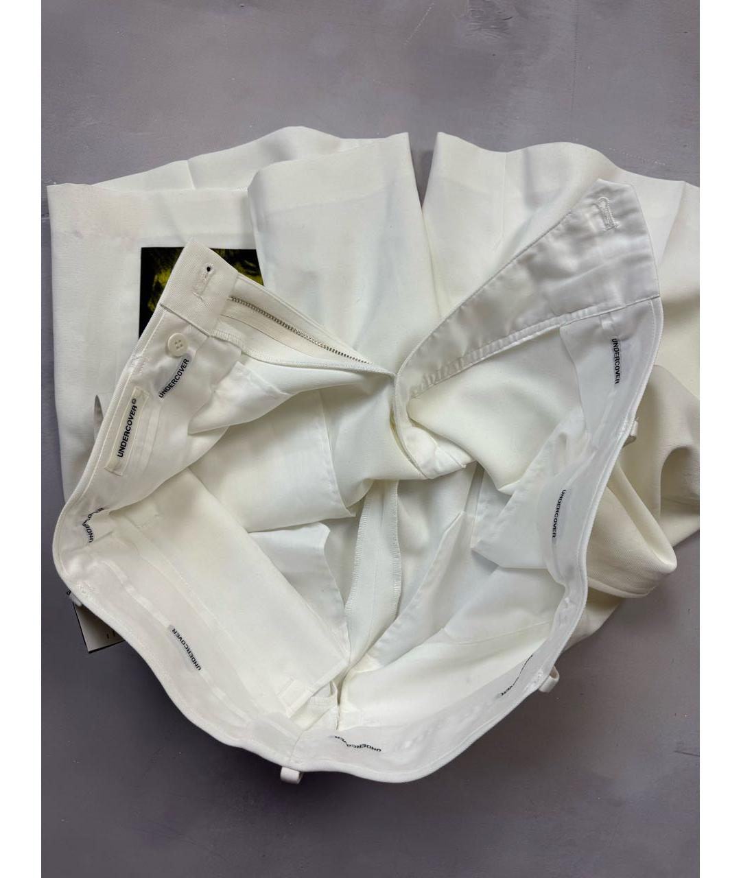 UNDERCOVER Белые хлопковые шорты, фото 7