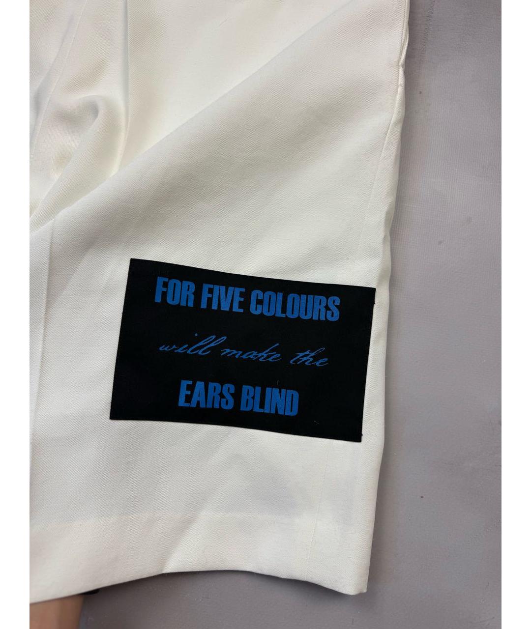 UNDERCOVER Белые хлопковые шорты, фото 4