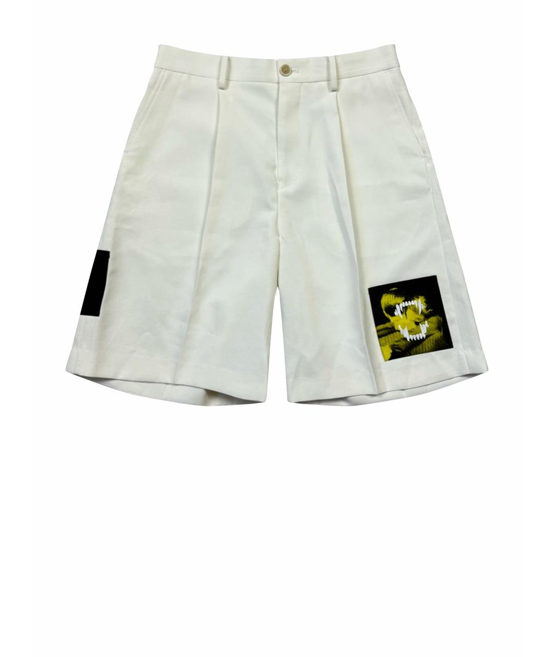 UNDERCOVER Белые хлопковые шорты, фото 1
