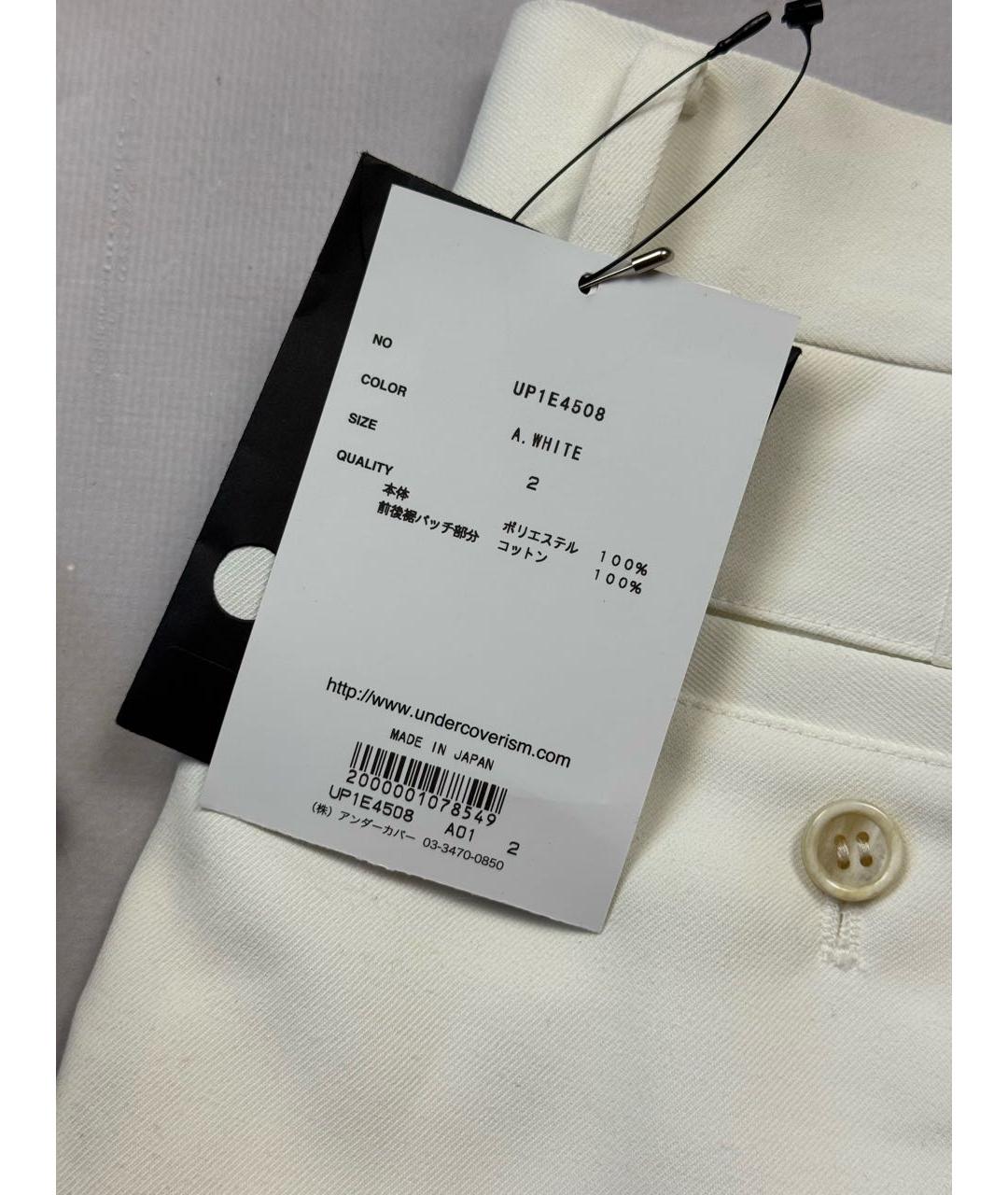 UNDERCOVER Белые хлопковые шорты, фото 6