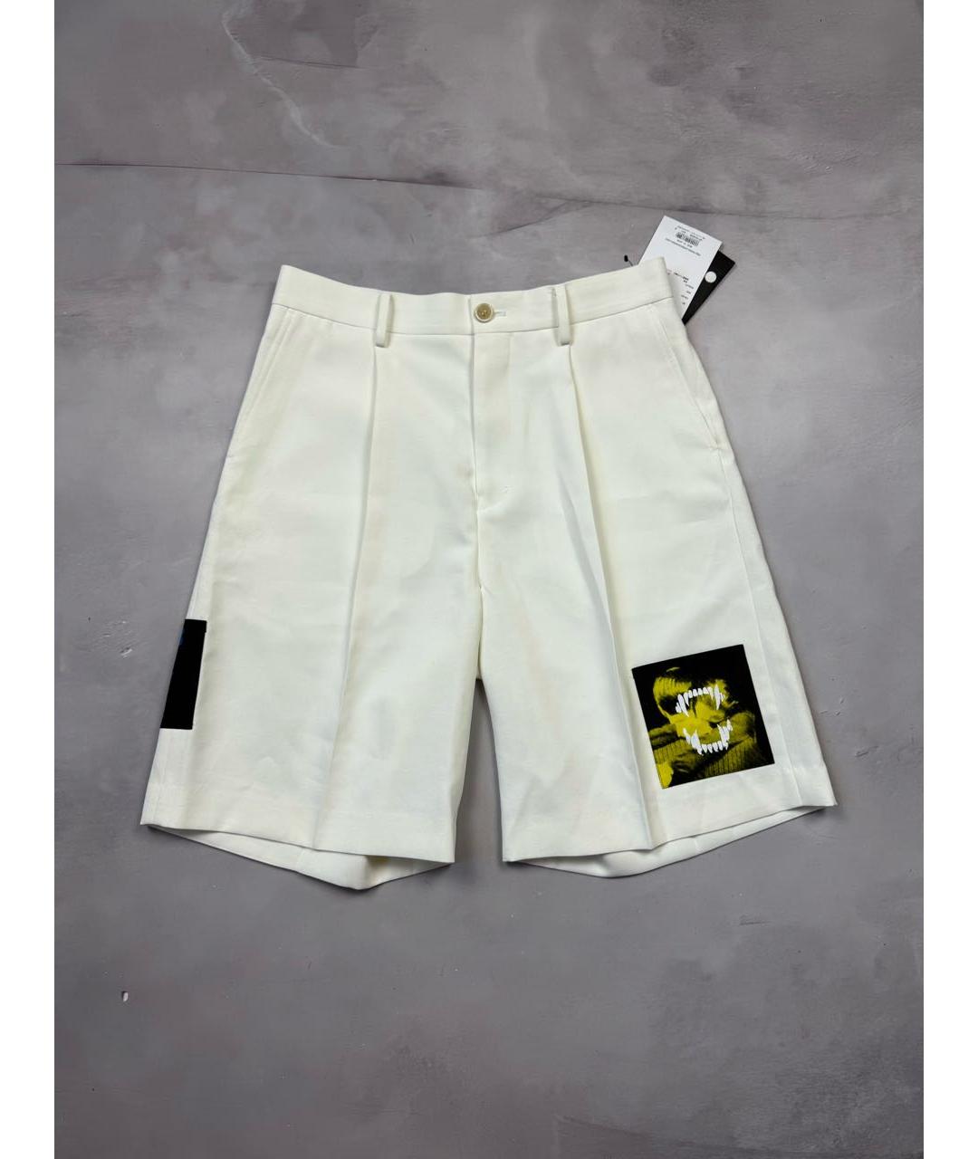 UNDERCOVER Белые хлопковые шорты, фото 9