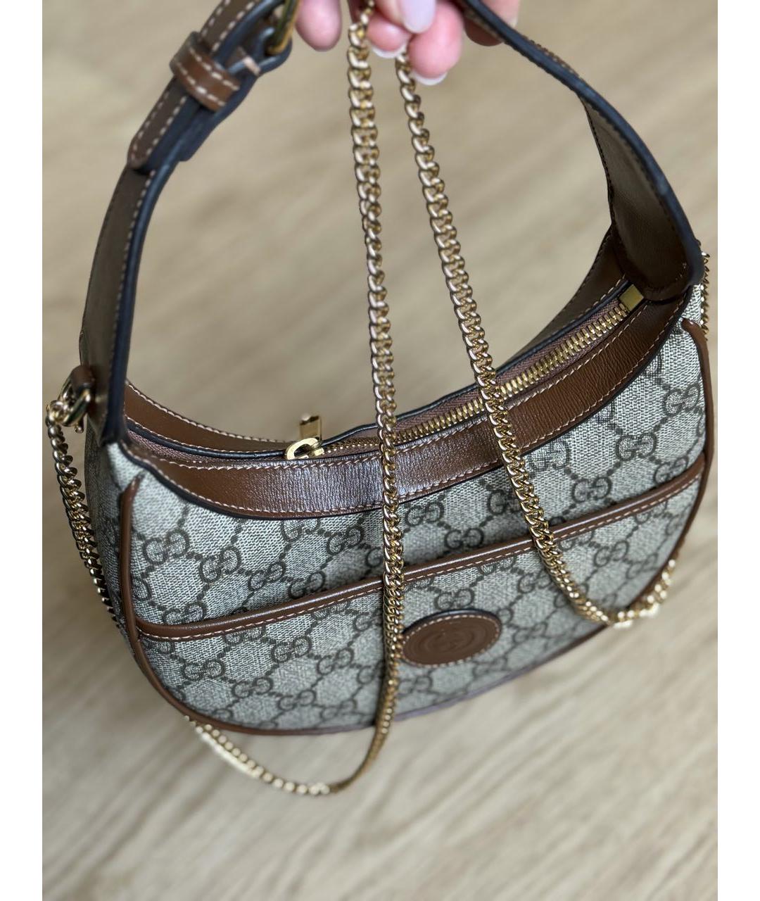 GUCCI Бежевая сумка через плечо, фото 3