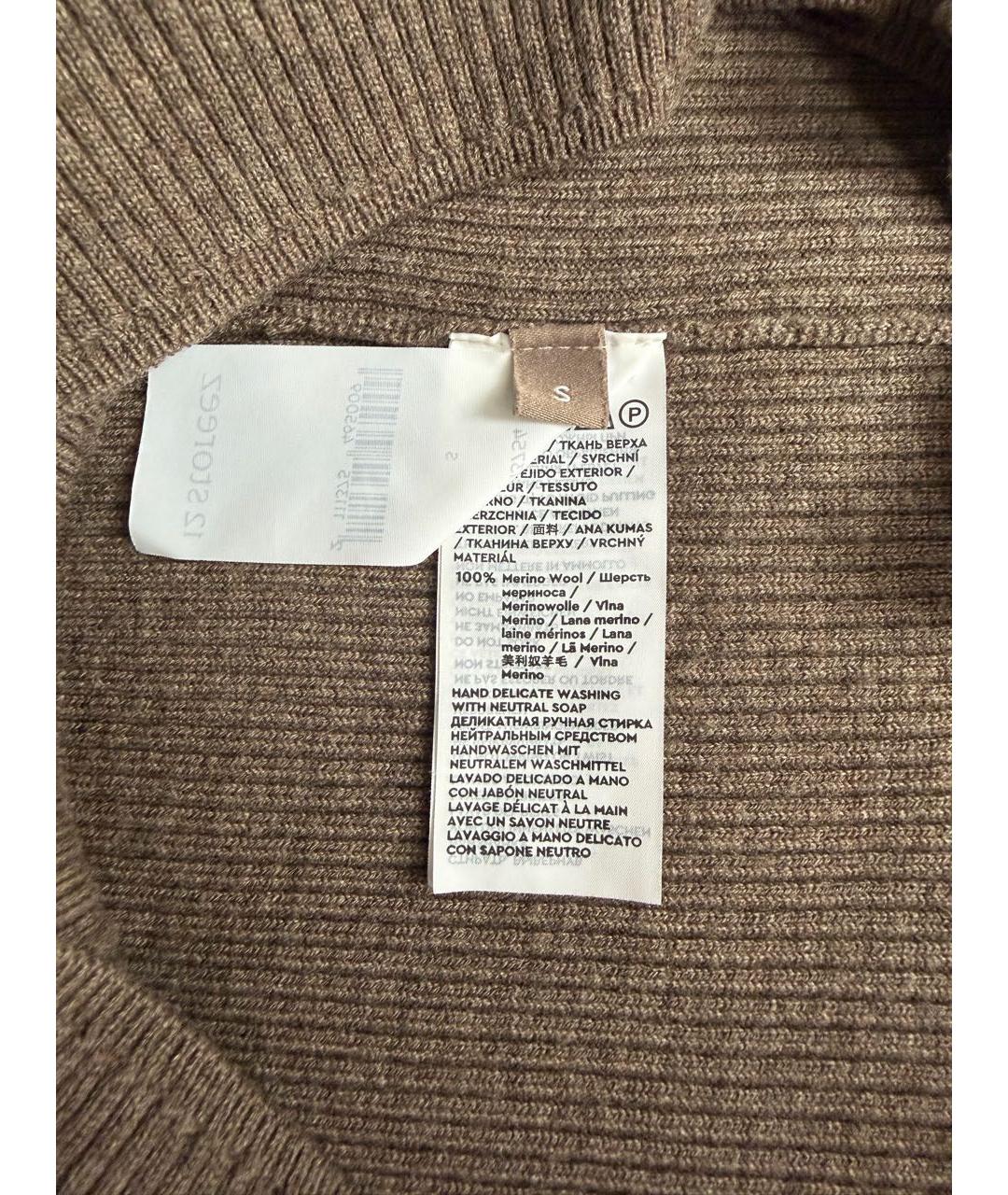12 STOREEZ Коричневый шерстяной джемпер / свитер, фото 7