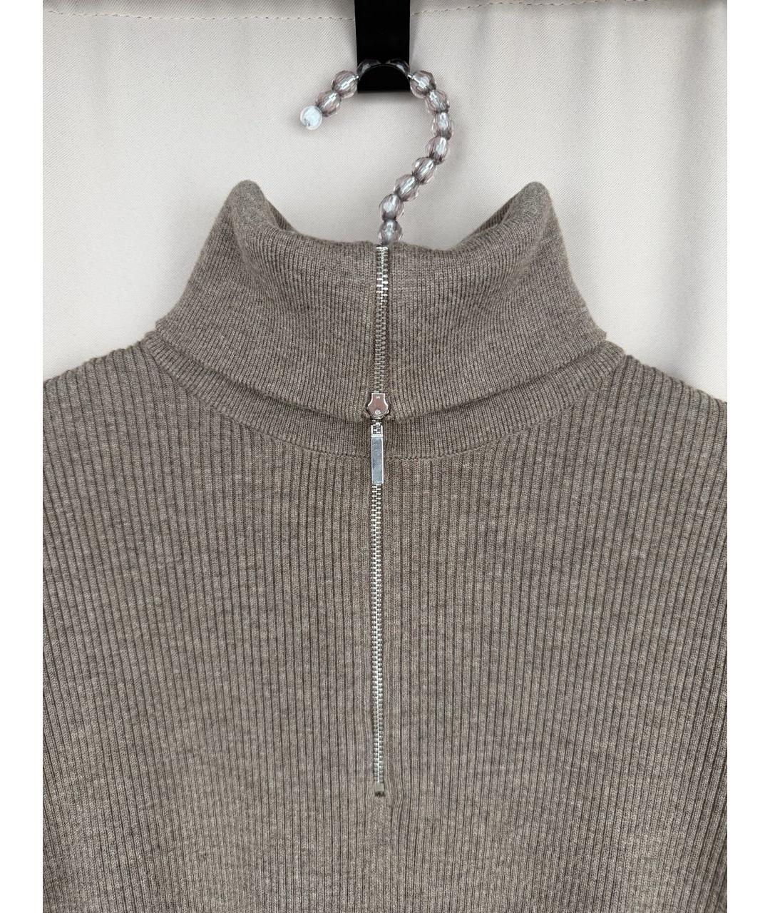 12 STOREEZ Коричневый шерстяной джемпер / свитер, фото 4