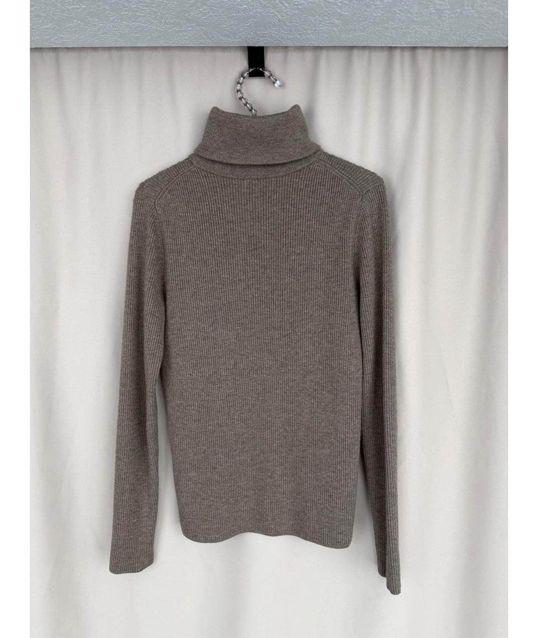 12 STOREEZ Коричневый шерстяной джемпер / свитер, фото 2