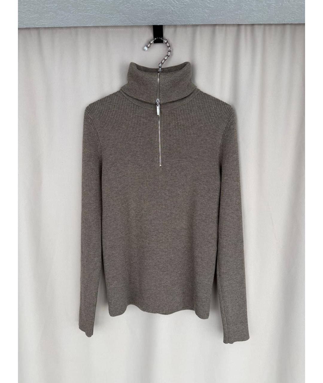 12 STOREEZ Коричневый шерстяной джемпер / свитер, фото 9