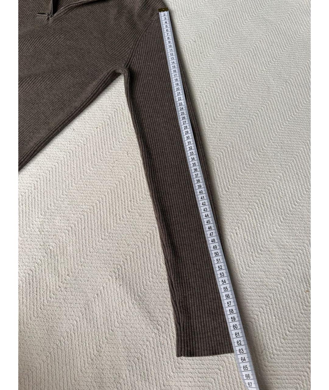 12 STOREEZ Коричневый шерстяной джемпер / свитер, фото 6