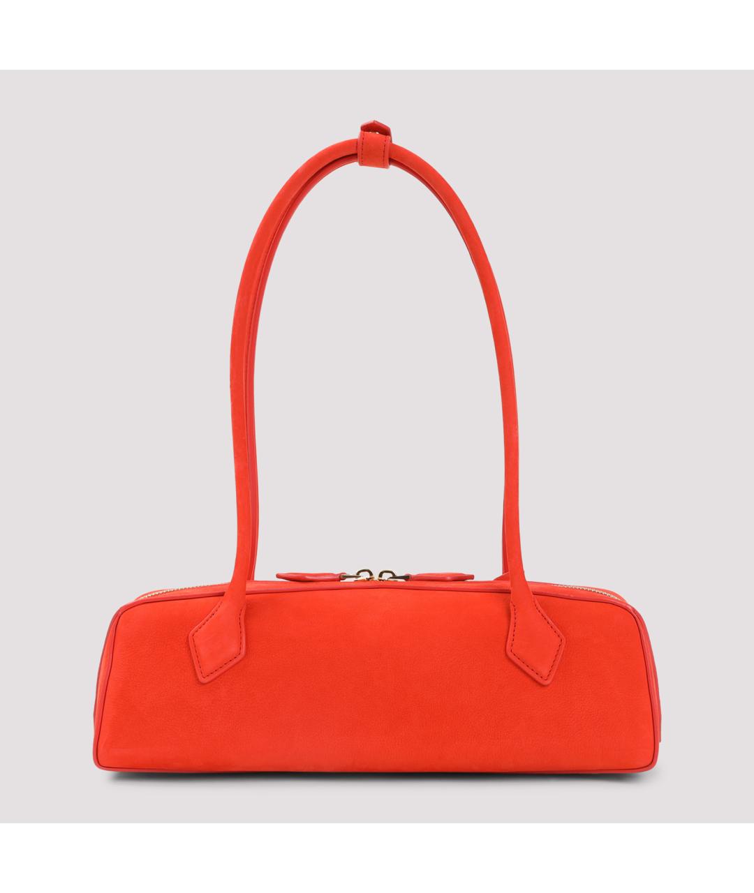 ALAIA Оранжевая кожаная сумка через плечо, фото 4