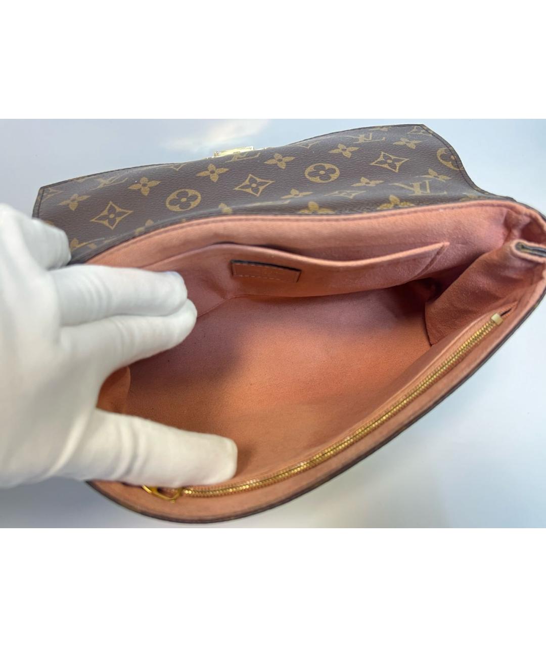 LOUIS VUITTON Коричневая сумка через плечо, фото 3