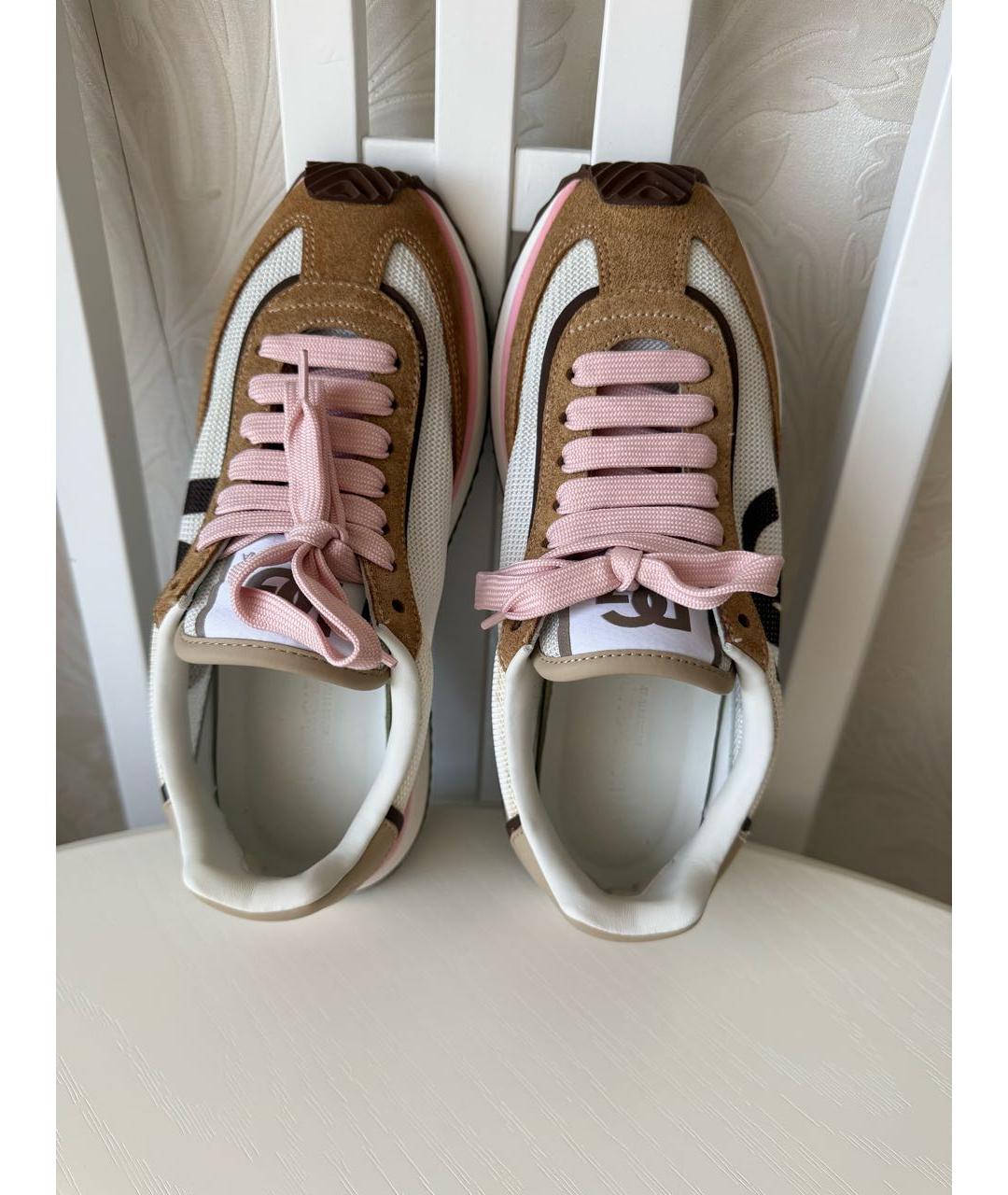 DOLCE&GABBANA Мульти текстильные кроссовки, фото 3