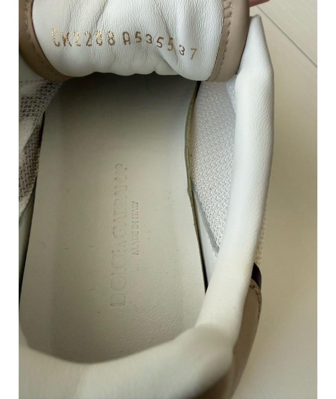 DOLCE&GABBANA Мульти текстильные кроссовки, фото 5