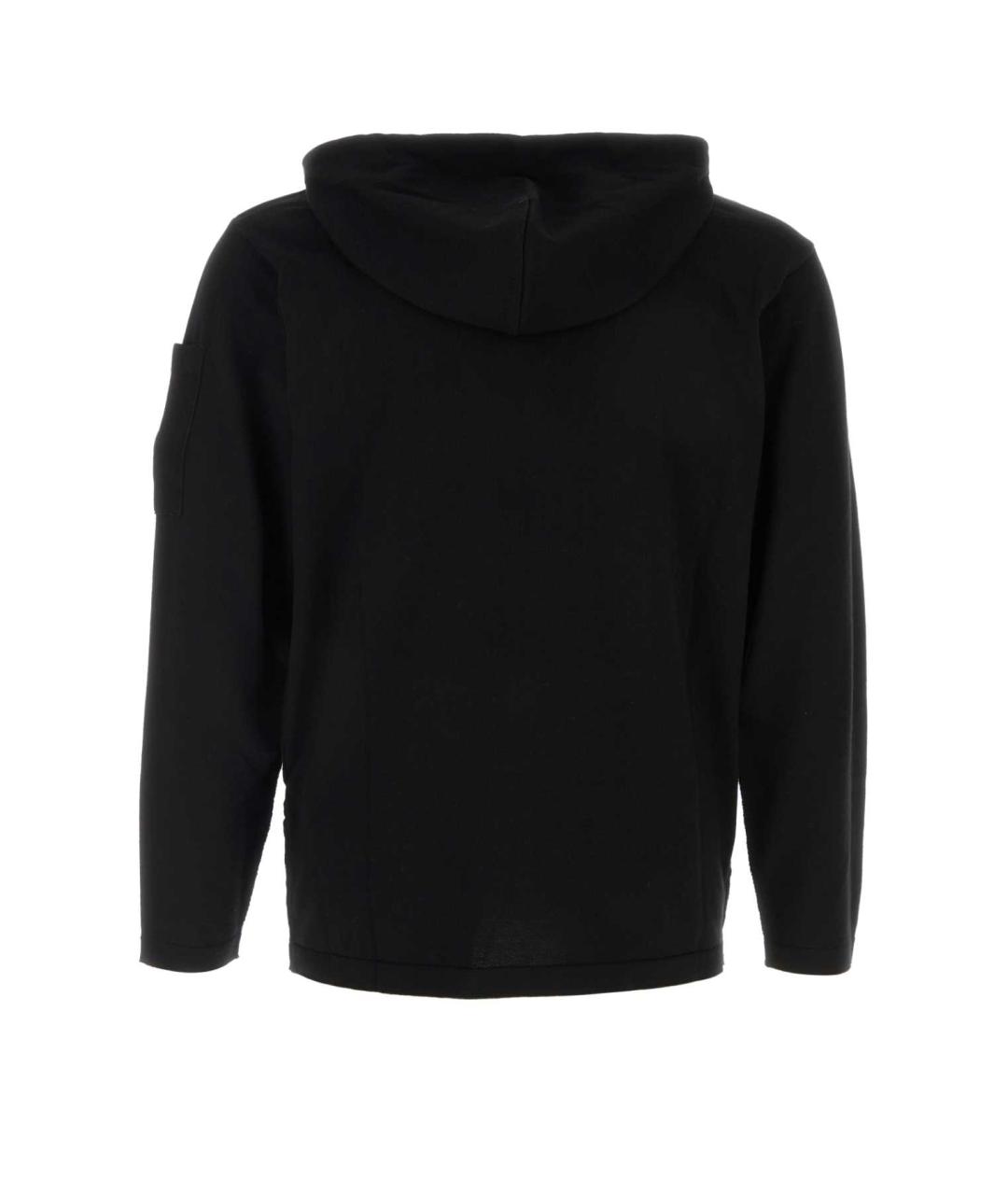 CP COMPANY Черный хлопковый джемпер / свитер, фото 2