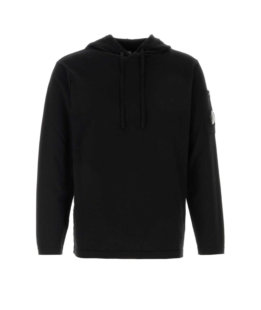 CP COMPANY Черный хлопковый джемпер / свитер, фото 1