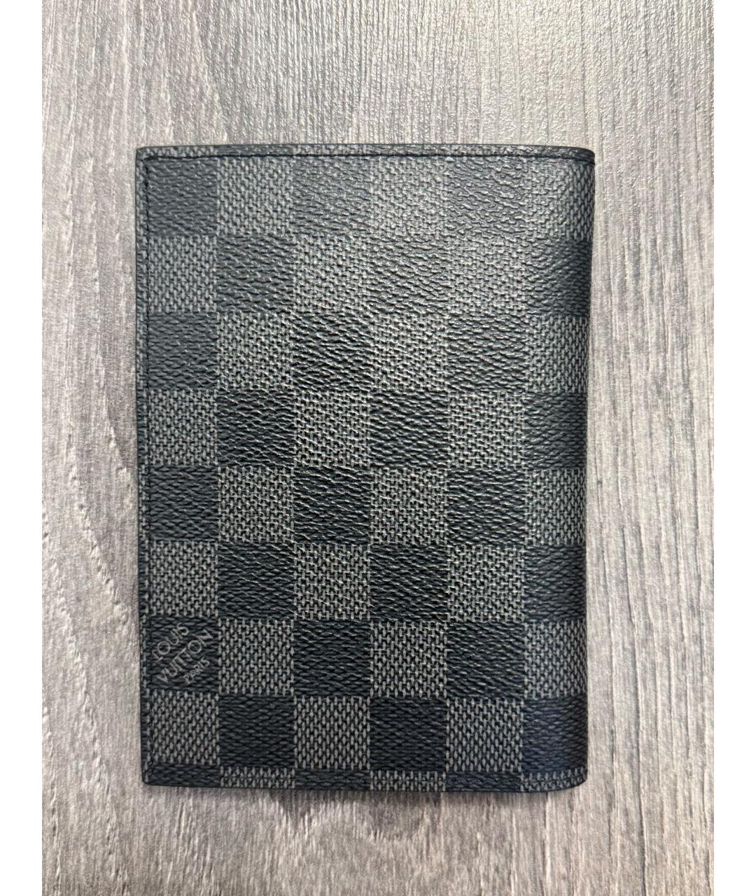 LOUIS VUITTON Черный кардхолдер, фото 2