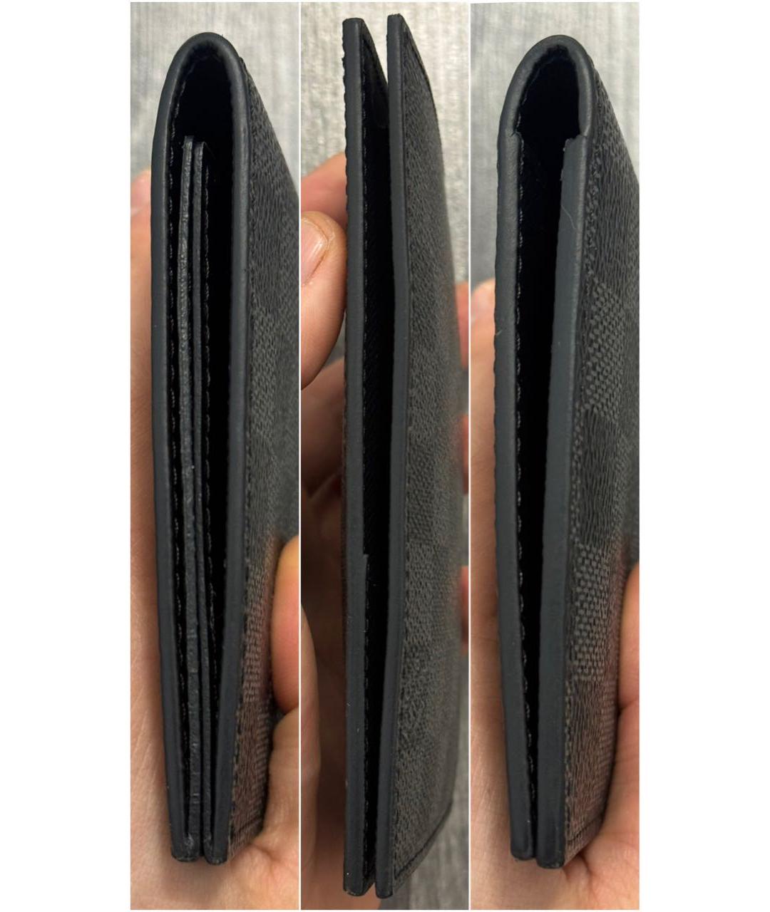 LOUIS VUITTON Черный кардхолдер, фото 5