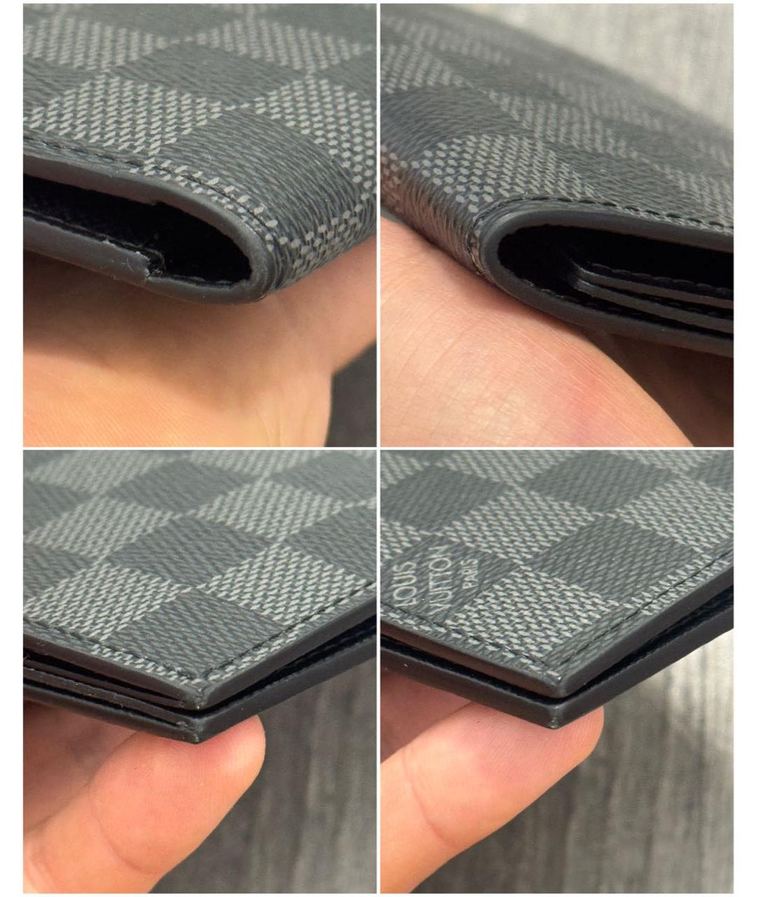 LOUIS VUITTON Черный кардхолдер, фото 6