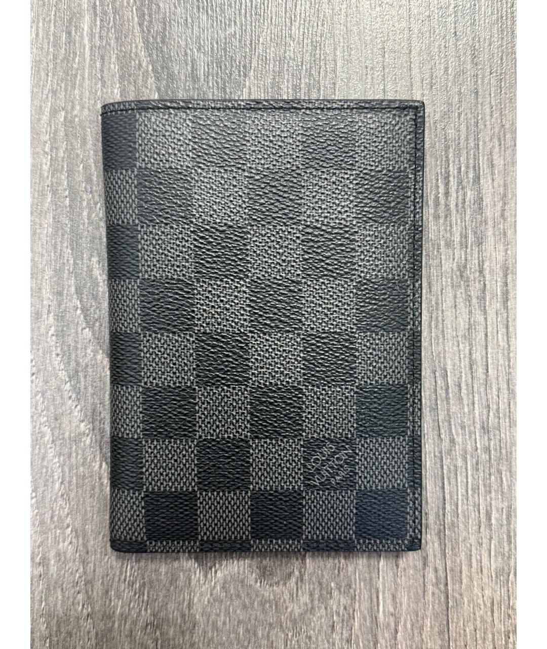 LOUIS VUITTON Черный кардхолдер, фото 8