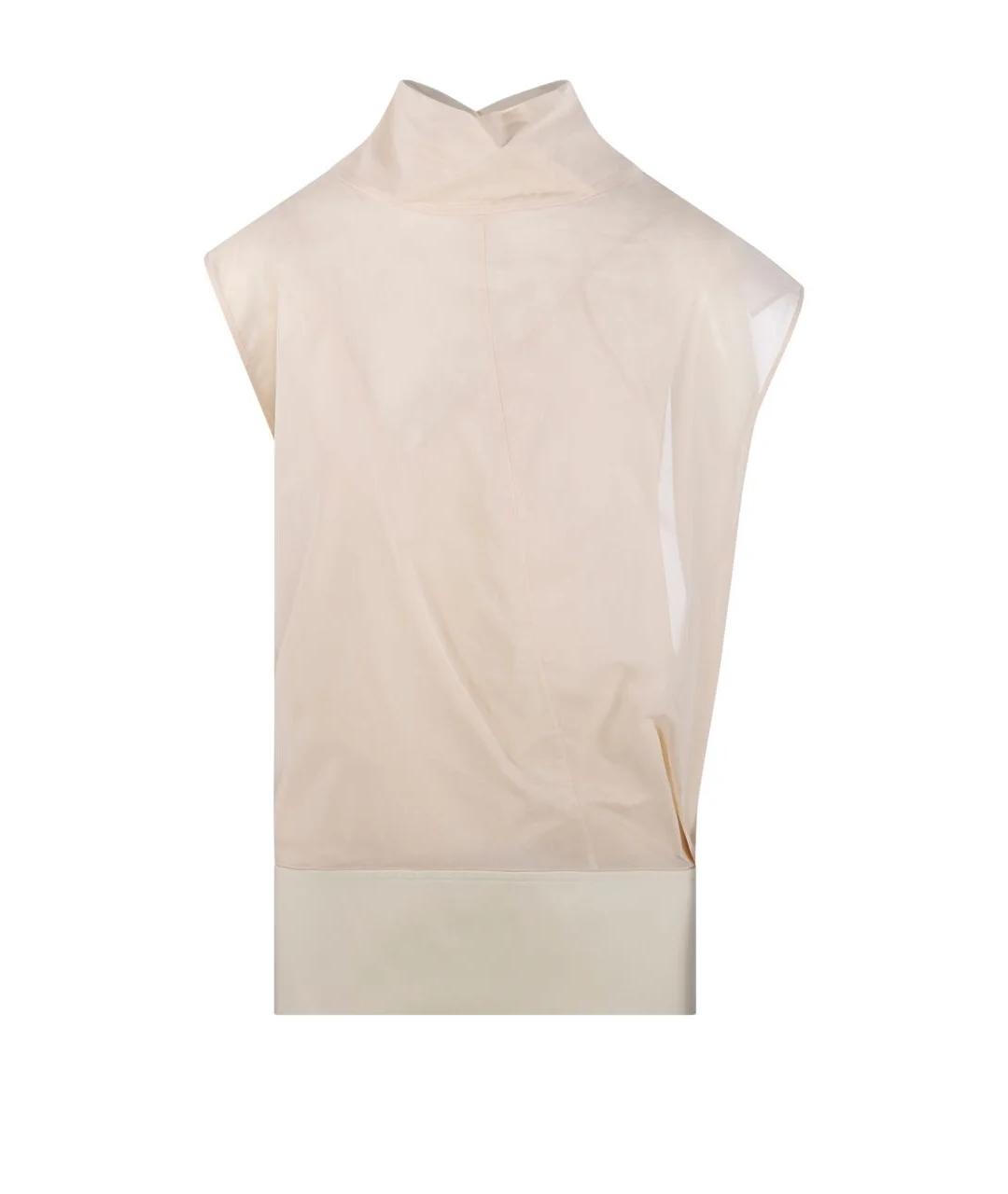 SPORTMAX Розовая хлопковая майка, фото 1