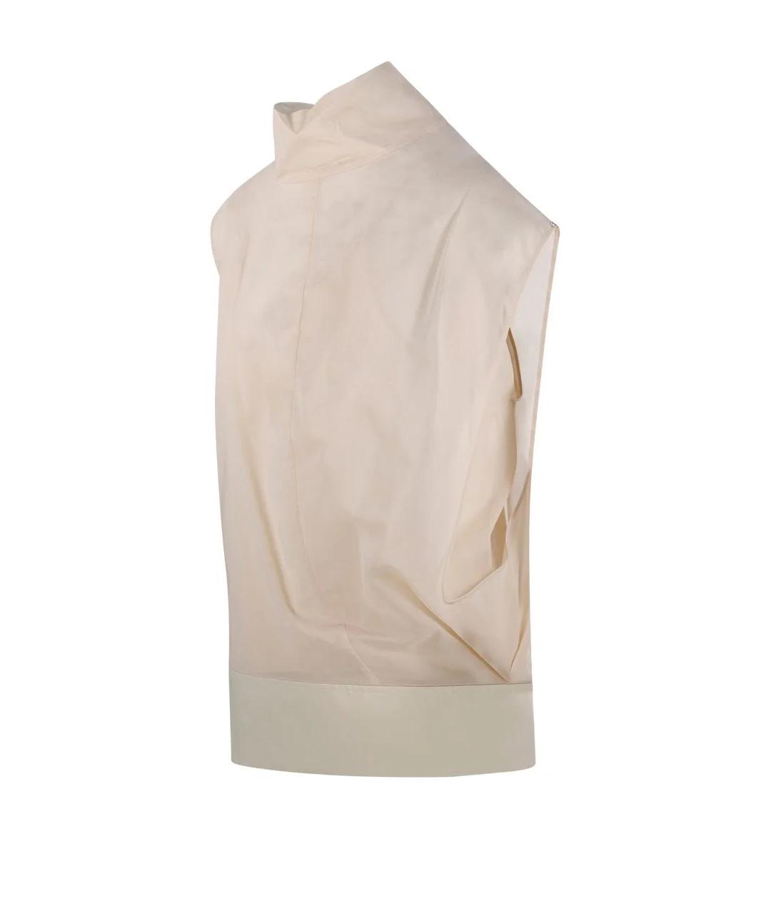 SPORTMAX Розовая хлопковая майка, фото 3