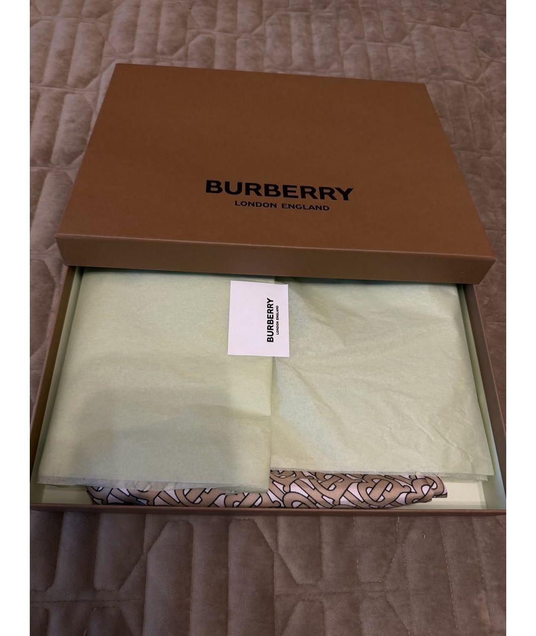 BURBERRY Мульти шелковый платок, фото 4