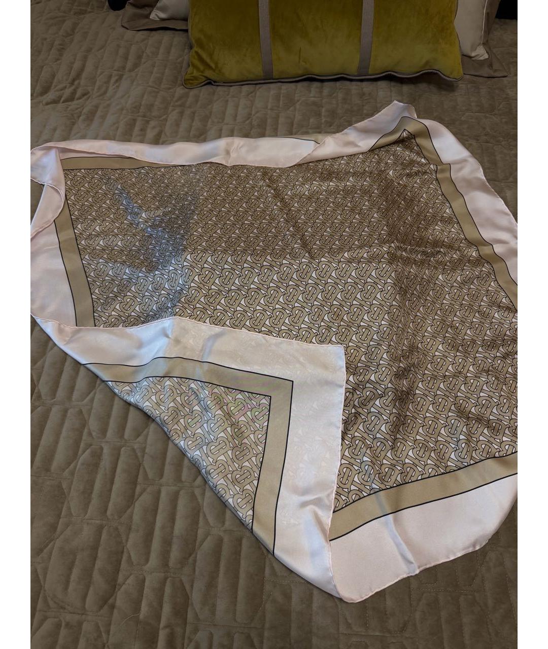 BURBERRY Мульти шелковый платок, фото 2