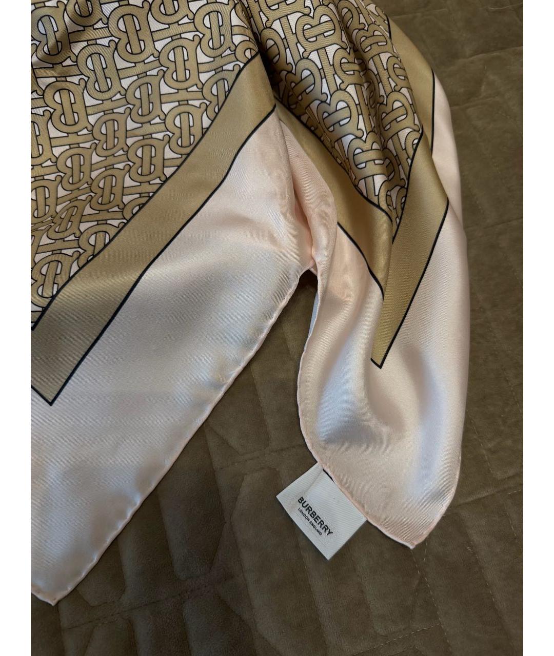 BURBERRY Мульти шелковый платок, фото 3