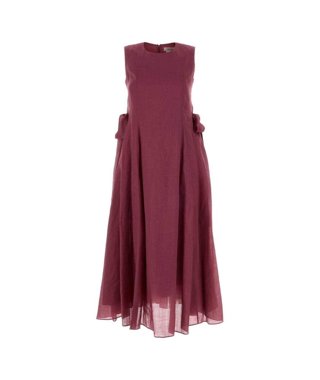 'S MAX MARA Фиолетовое хлопковое повседневное платье, фото 1