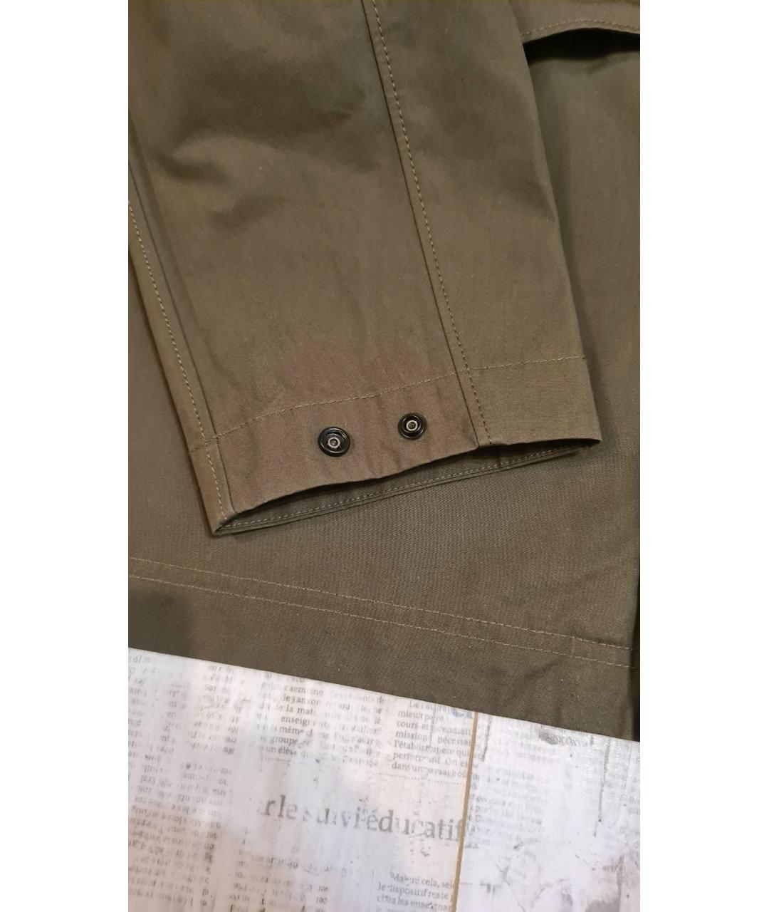 STONE ISLAND Хаки хлопковая куртка, фото 7