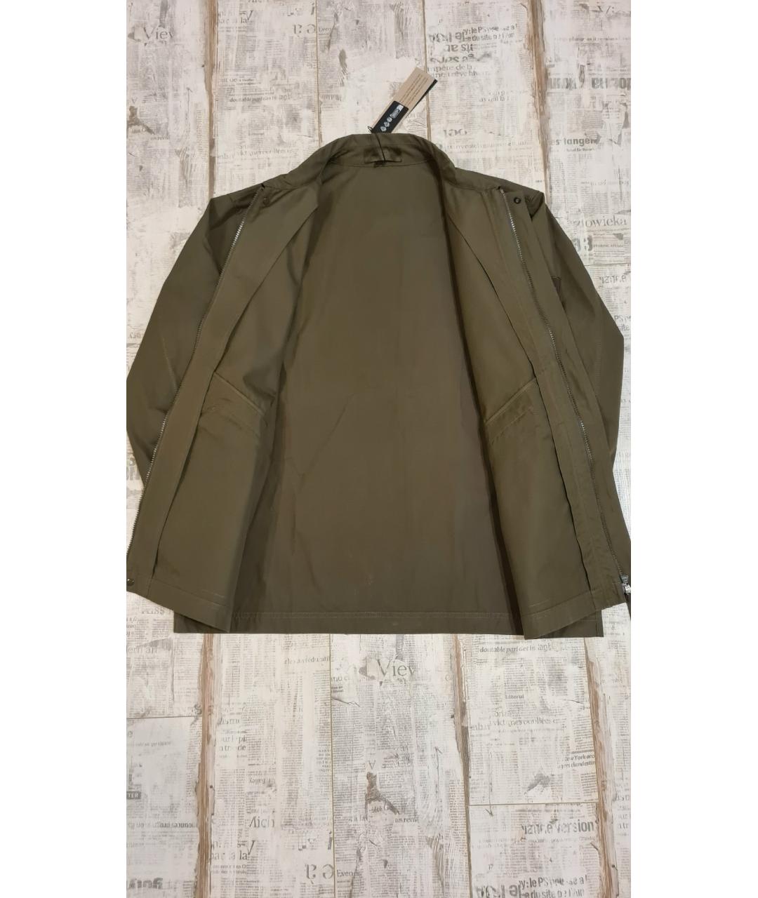 STONE ISLAND Хаки хлопковая куртка, фото 8