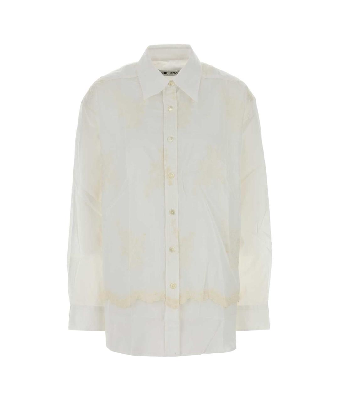 OUR LEGACY Белая хлопковая рубашка, фото 1