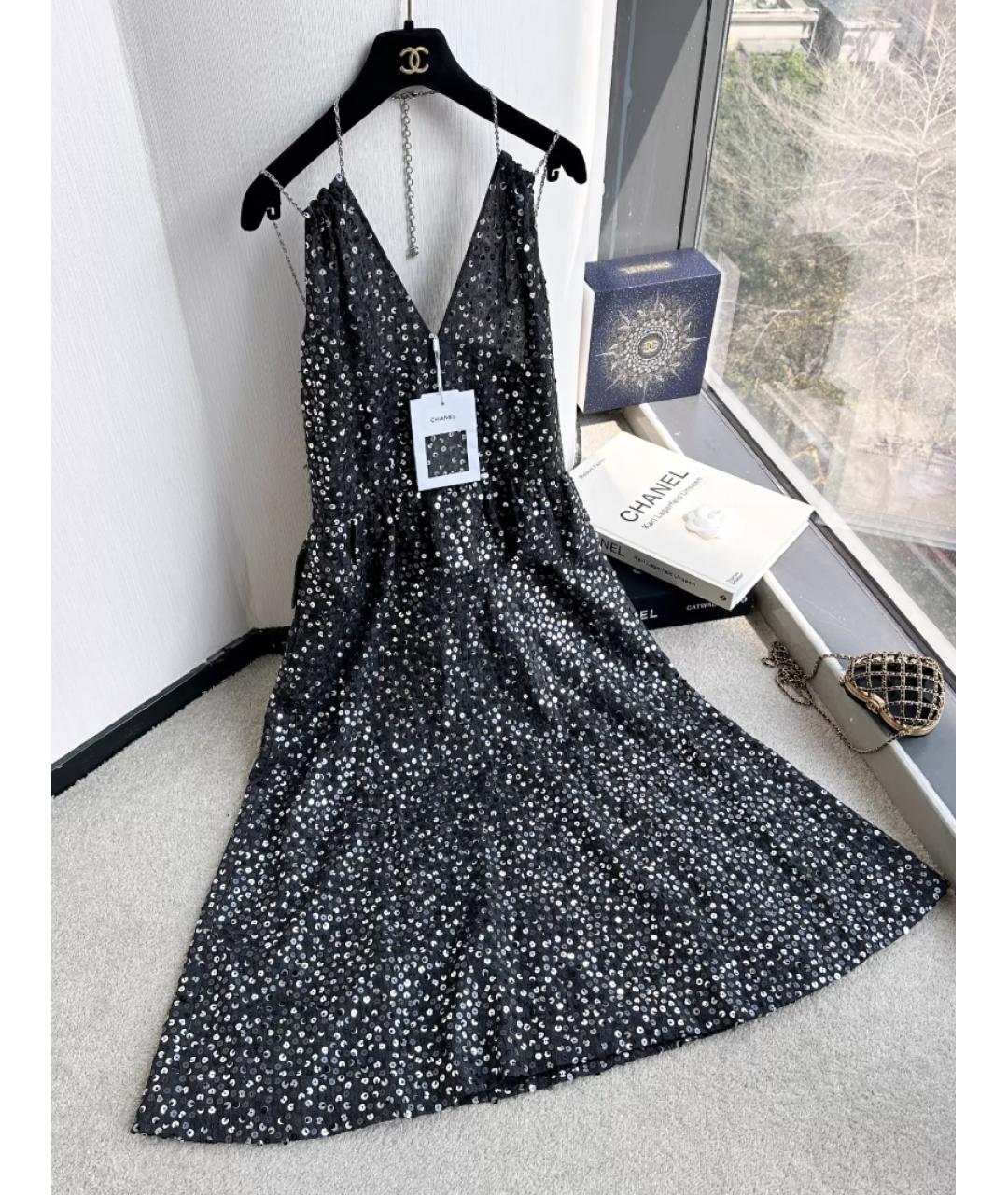 CHANEL Черное коктейльное платье, фото 7