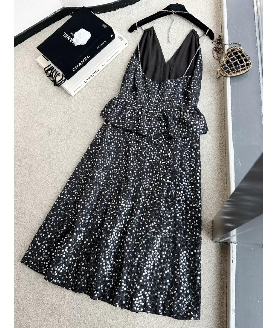 CHANEL Черное коктейльное платье, фото 5