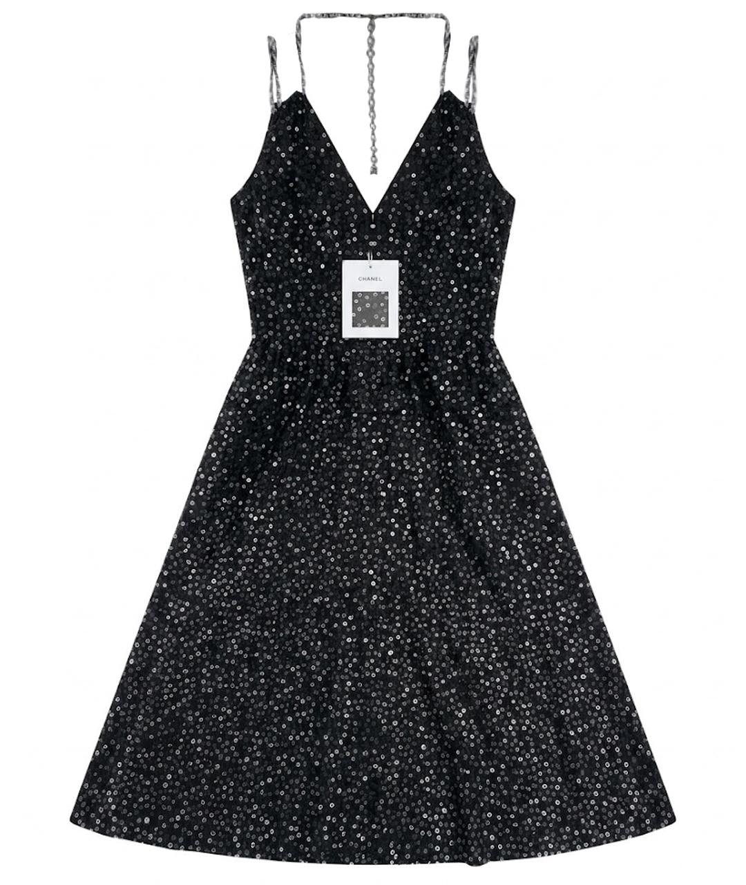 CHANEL Черное коктейльное платье, фото 1