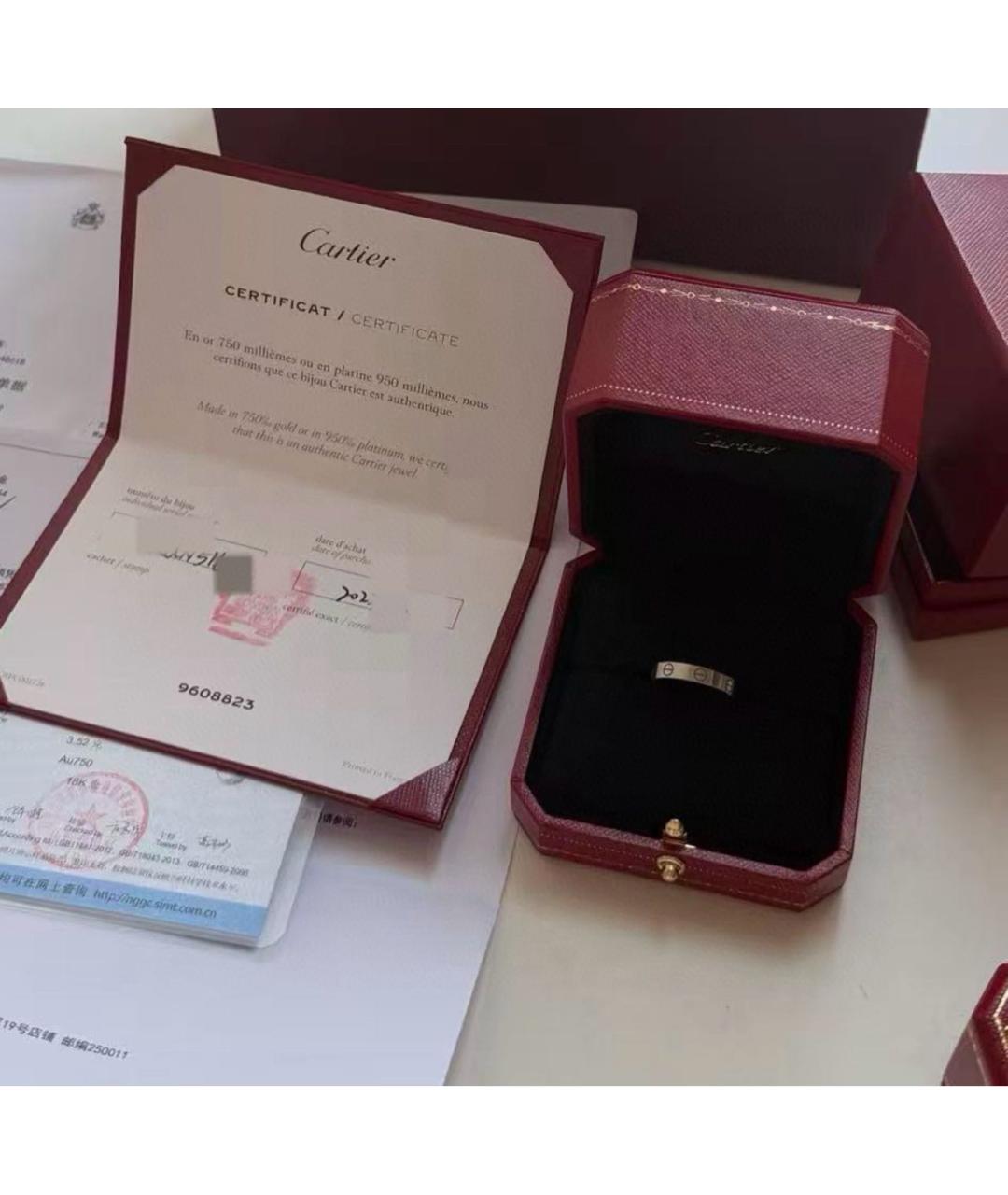 CARTIER Серебряное кольцо из белого золота, фото 2