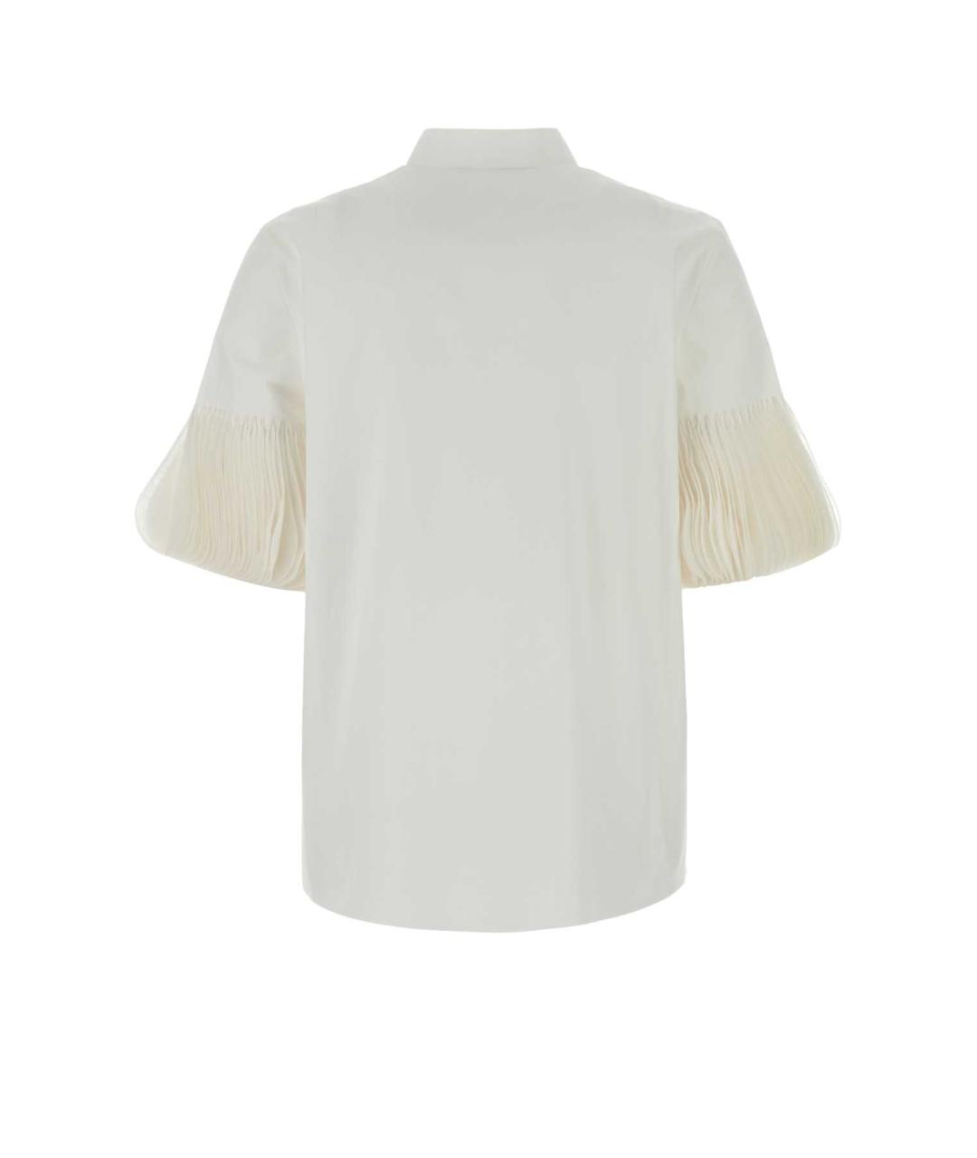 VALENTINO Белая хлопковая рубашка, фото 2