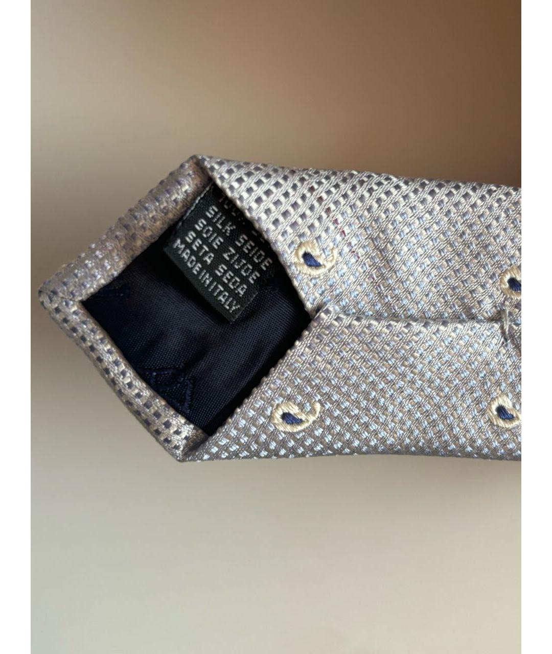 PAL ZILERI Голубой шелковый галстук, фото 7