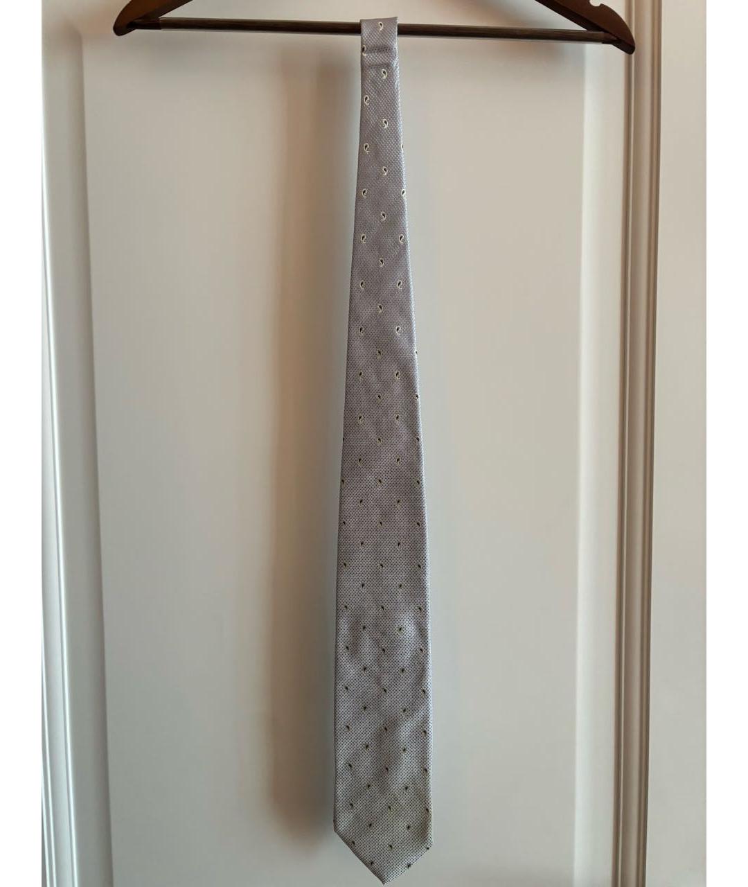 PAL ZILERI Голубой шелковый галстук, фото 9