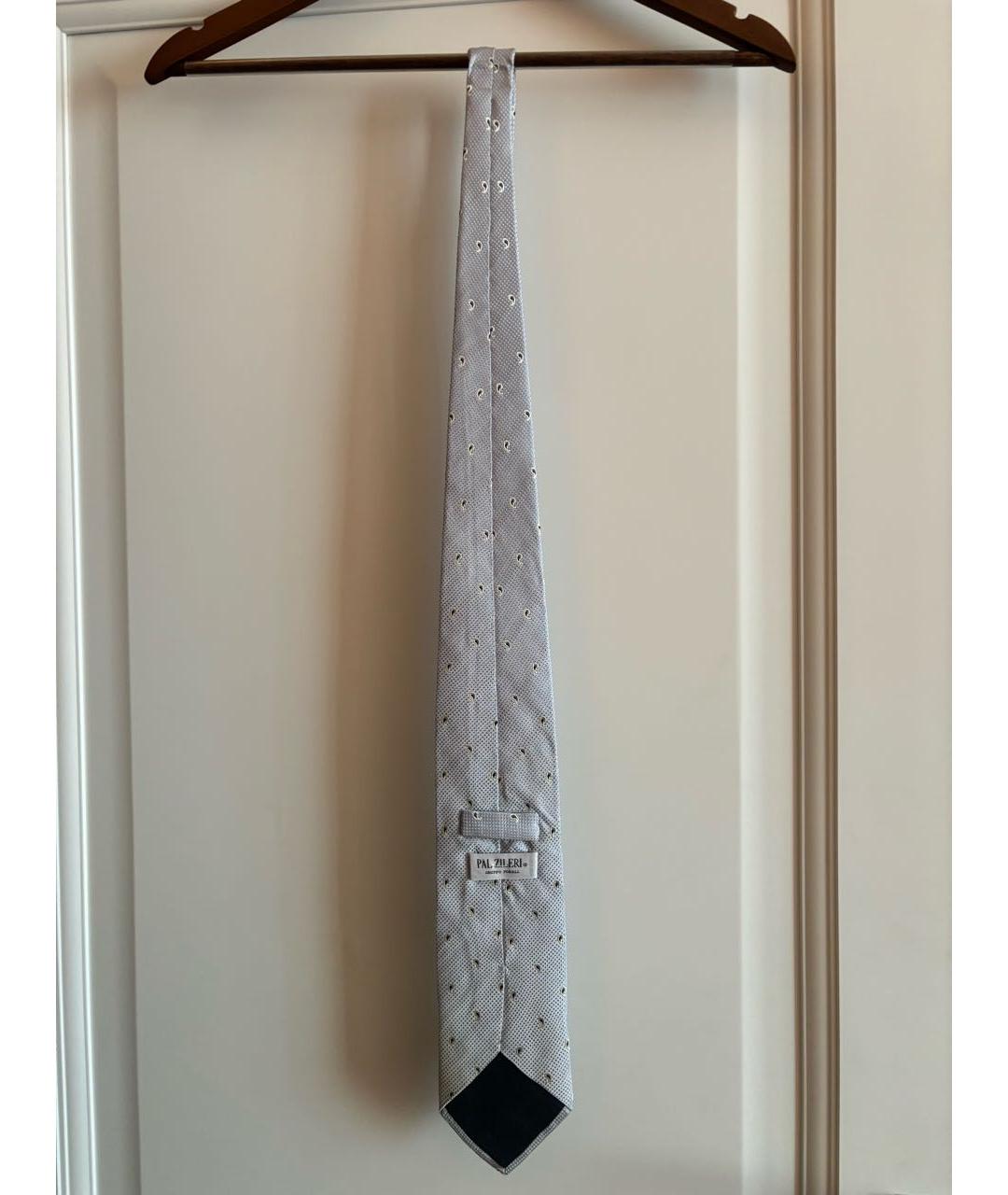 PAL ZILERI Голубой шелковый галстук, фото 5